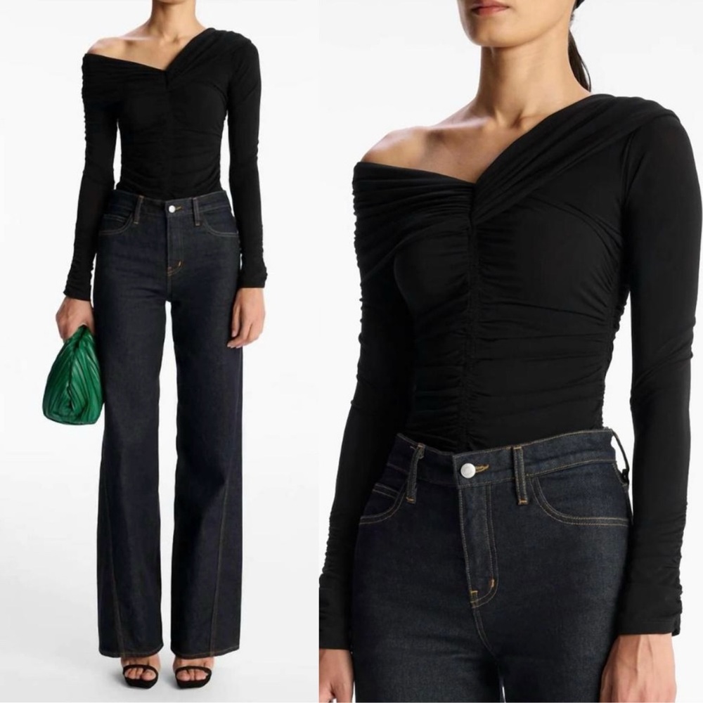 A.L.C. marie top in black small NWT